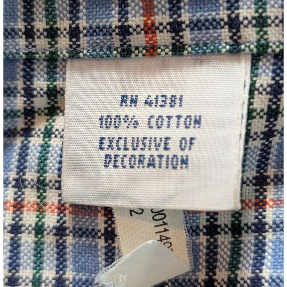 Ralph Lauren Size XLT Tall Button Down Shirt Multicolor Plaid Long Sleeve - Picture 6 of 8